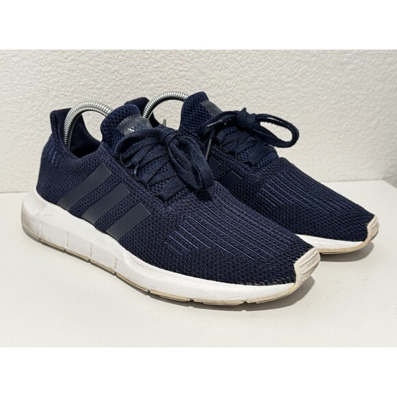 Adidas Mens Swift Run X Running Shoe Size 8.5 Blue White Sneaker Slip On Casual - Picture 5 of 13